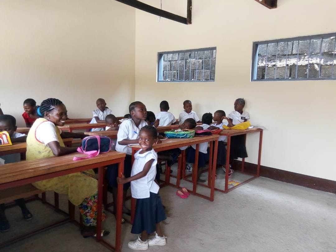 Children in a classroom